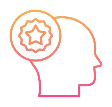 düz favori Kullanıcı simgesi vektör illüstrasyon tasarımı