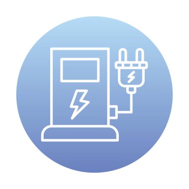 İstasyon simgesi tasarımı, vektör illüstrasyonu yükleniyor