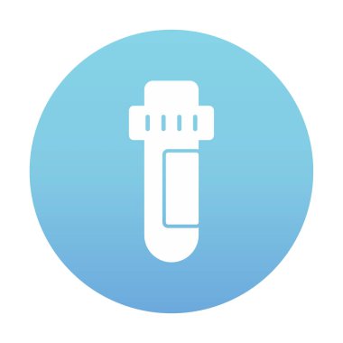 test tüpü modern simge vektör çizimi