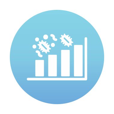 ilerlemeyi artıran veri analiz renk simgesi