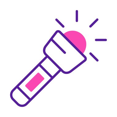 Flashlight icon vector illustration design                       