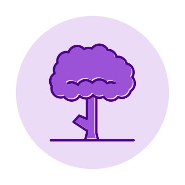 ağaç web simge vektör çizim