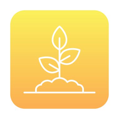 filizlenme simgesi, vektör illüstrasyonu  