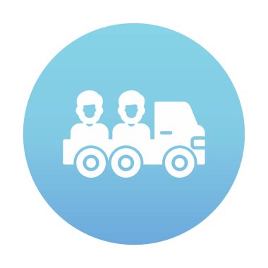 Kamyonet simge vektör çizim