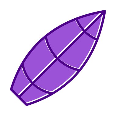 surfboard vector illustration modern icon