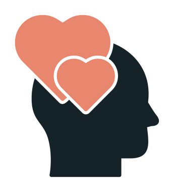 Aşık kişi ikon vektör illüstrasyonuName