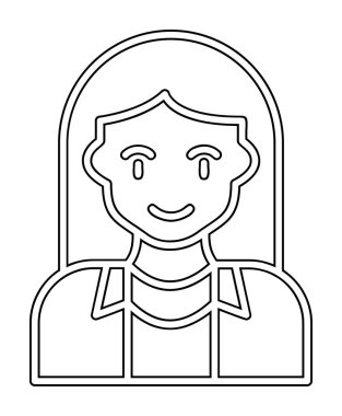 vektör kadın turist avatar karakteri 