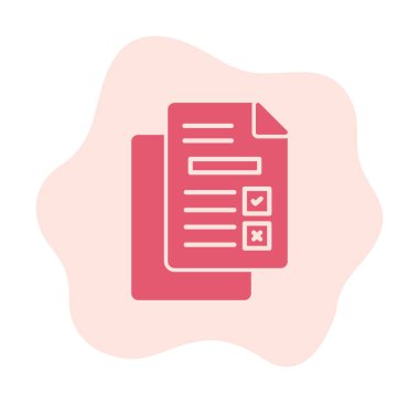 belgelerin vektör çizimi simgesi  