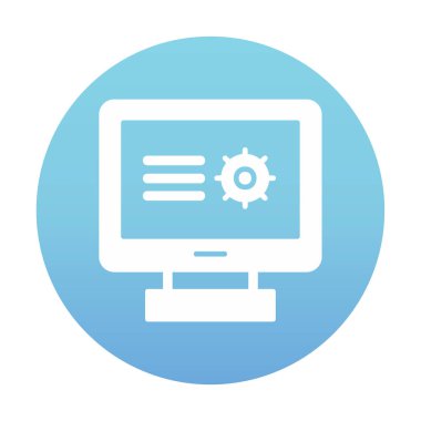 Basit Araştırma simgesi, vektör illüstrasyonu