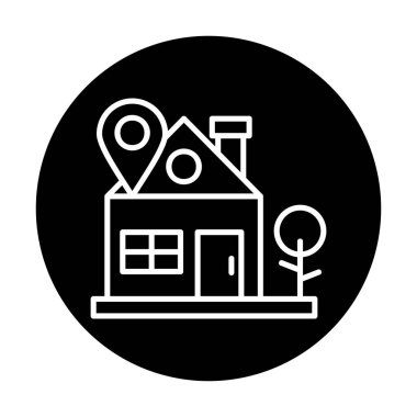 ev yeri kutsal kişilerin resmi, vektör çizim  