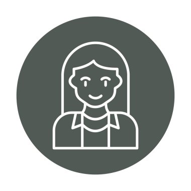 vektör kadın turist avatar karakteri 