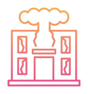 Savaş Yıkım konsepti vektör çizimi