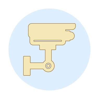 ccTV kamerasının vektör illüstrasyonu 