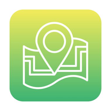 harita işareti simgesi. vektör çizim 