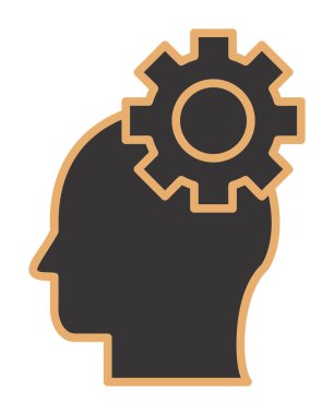 Yaratıcı süreç simgesi, vektör illüstrasyonu                       