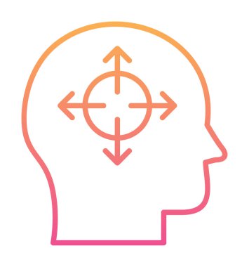 Karar satırı ikon vektör çizimi  