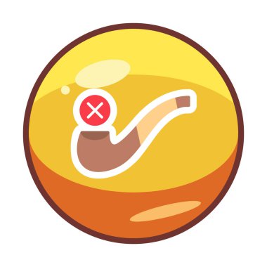 Proje ve eğlence için sigara içme simgesi yok