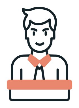 ana bilgisayar simgesi vektör çizimi