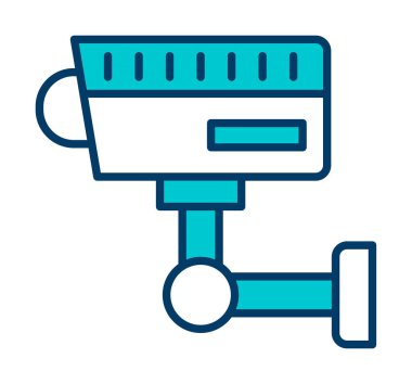 ccTV kamerasının vektör illüstrasyonu 