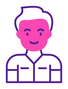 Dişçi web simgesi, vektör illüstrasyonu