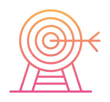 hedef simge, vektör illüstrasyonu basit tasarım