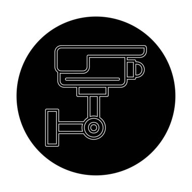 ccTV kamerasının vektör illüstrasyonu 