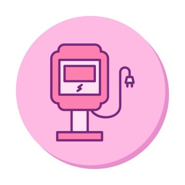 İstasyon simgesi tasarımı, vektör illüstrasyonu yükleniyor