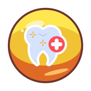 diş tıbbi ikonu vektör illüstrasyonu                   