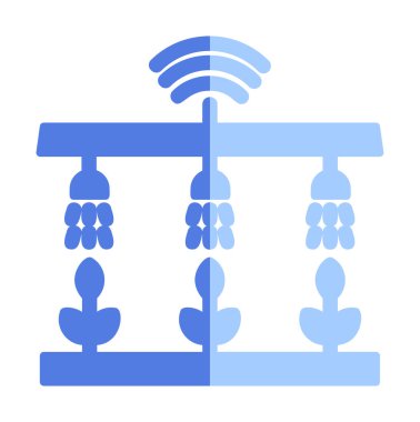 Akıllı Çiftlik. Web simgesi basit illüstrasyon 