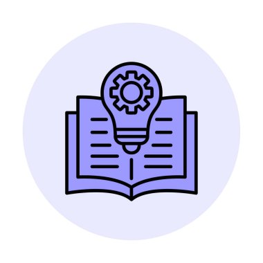 Genel Bilgi web simgesi, eğitim öğrenme kavramı                      