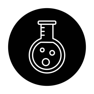 Zehir. Web simgesi basit illüstrasyon 