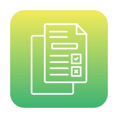 belgelerin vektör çizimi simgesi  