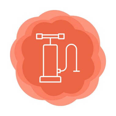 Hava Pompası Taslak Simge vektör çizimi tasarımı