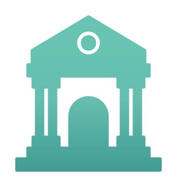 Simge vektör tasarlamak yapı Müzesi