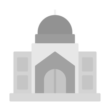 Cami bina simgesini, vektör çizim  