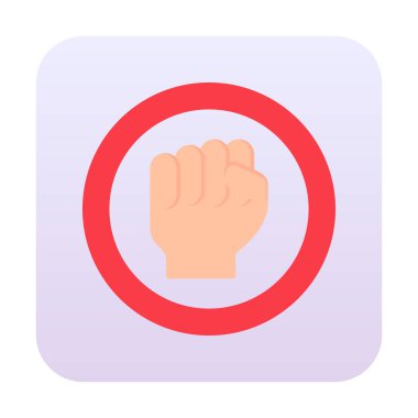 Irkçılık yok, vektör illüstrasyonu 