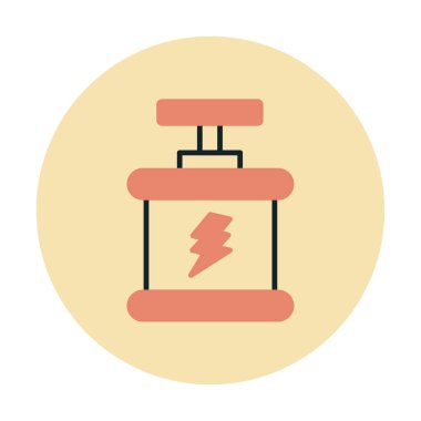 Basit düz patlama simgesi, vektör illüstrasyonu