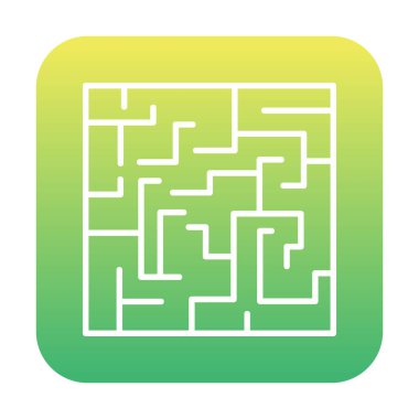 Labirent için labirent oyunu, çözüm. vektör