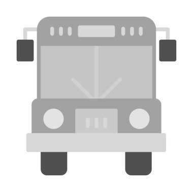 bus simgesi, vektör illüstrasyonu