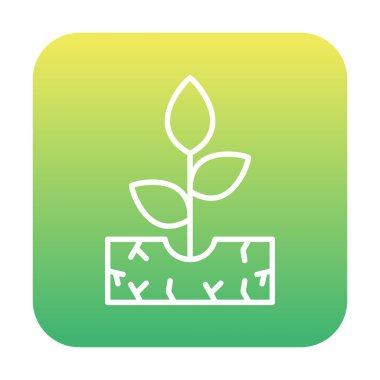 filizlenme simgesi, vektör illüstrasyonu  