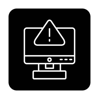 Hata imza simgesi vektör illüstrasyonu