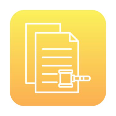 belgelerin vektör çizimi simgesi  