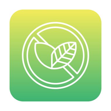 Basit Tütün Günü simgesi, vektör illüstrasyonu