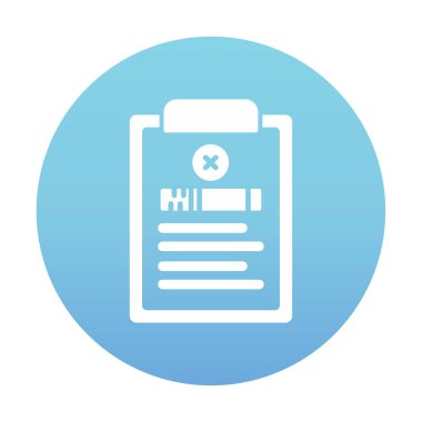 Sigara ikonu vektör illüstrasyonlu belge  