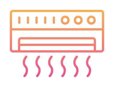 Klima ikonu vektör illüstrasyonu