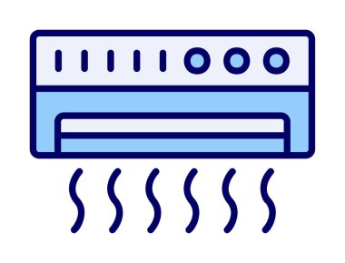 Klima ikonu vektör illüstrasyonu