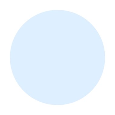 Daire web simgesi, vektör çizim 