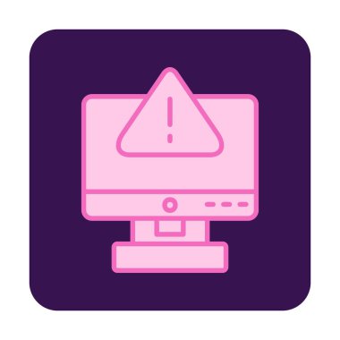 Hata imza simgesi vektör illüstrasyonu