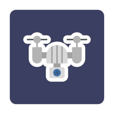 İHA simgesi, vektör illüstrasyonu  