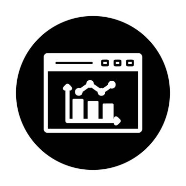 çubuk çizelgesi vektör illüstrasyonu